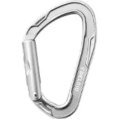 Edelrid Mission Straight Moschettoni a leva grigio/bianco