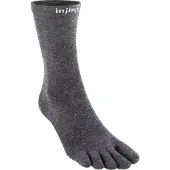 Injinji Liner Crew Wool Calze casual (37-40, grigio)