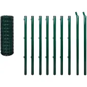vidaXL Eurofence acciaio 10x0,8 m verde