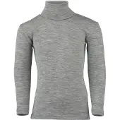Engel Kids' Roll Neck Intimo lana merinos Bambini (140, grigio)