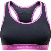 Devold Double Bra Reggiseno sportivo Donna (XS, nero)