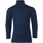 Engel Kids' Roll Neck Intimo lana merinos Bambini (128, blu)