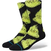 Stance Calzino 'Mean One' giallo / verde neon / nero