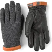 Hestra Deerskin Wool Tricot Guanti (7, grigio)