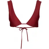 Pura Women's Darya Parte superiore bikini Donna (L, rosso)