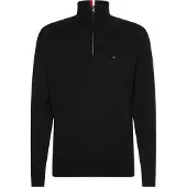 Tommy Hilfiger Maglione Con Mezza Zip Pima Org Ctn Mock