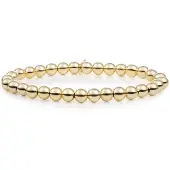 Sparkling Bracciale Saturn Sfere Oro 6 mm — Bracciale