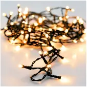OEM Ghirlanda multifunzionale 80 led bianchi caldi 220v 13m ip44