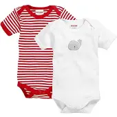 Playshoes Tutina / body per bambino grigio / rosso / bianco