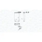 MAGNETI MARELLI riscaldatore VW GOLF IV