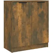 vidaXL Credenza rovere affumicato 60x30x70 cm materiale a base di legno