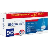 Steradent Triple-Acting Plus 60 Compresse — Pastiglie pulizia dentiere