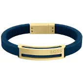 HUGO BOSS Men's steel Bracciale Sakis 1580362 - Length: 19 cm