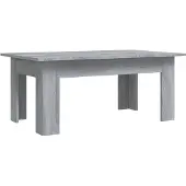 vidaXL Tavolino grigio Sonoma 100x60x42 cm in materiale ligneo