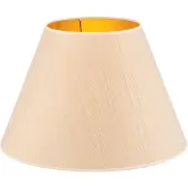 Duolla Paralume Sofia Altezza 31 cm, bianco/oro a striscia