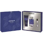 Mont Blanc Explorer Ultra Blue set regalo EDP 100 ml, EDP in miniatura 7,5 ml e gel doccia 100 ml — Eau de Parfum