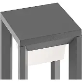 PRIOS lampione a LED Gamion, 60 cm, antracite, metallo, IP54