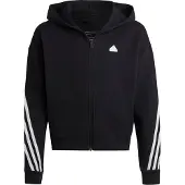 Adidas Giacca di felpa sportiva 'Future Icons' nero / bianco