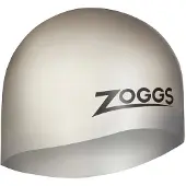 Zoggs Easy Fit Silicone Cap Cuffia da nuoto grigio