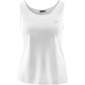 Maier Sports Women's Petra Canotta Donna (48, bianco/grigio)