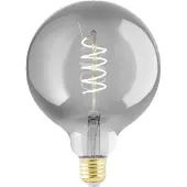Eglo Globo LED E27 G125 4W filamento nero-trasparente