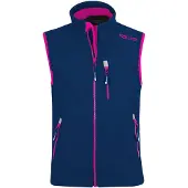 TROLLKIDS Kid's Trollfjord Vest Gilet softshell Bambini (176, blu)