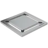 Geberit GRIGLIA INOX PER SIFONE DOCCIA DESIGN 8x8 cm - Quadrato