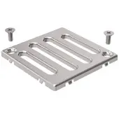 Geberit GRIGLIA INOX PER SIFONE DOCCIA AVVITATA 8x8 cm
