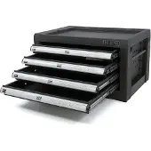 HBM Armadio per fissaggio utensili a 4 cassetti - NERO