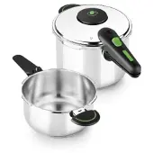 Monix Pentola A Pressione Presto M911001 Pack 4+6l
