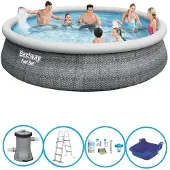 Bestway Set rapido per piscina - 457x107 cm - Con accessori