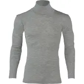 Engel Roll-neck L/S Intimo lana merinos Uomo (50/52, grigio)