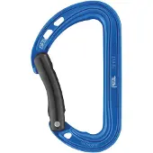 Petzl Spirit Bent Gate Moschettoni a leva blu