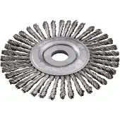 Metabo Spazzola rotonda 150x0,5x6 /22,23 mm, acciaio, annodata