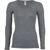 Engel Women's Shirt L/S Intimo Donna (38/40, grigio)