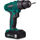 Vonroc Trapano avvitatore a batteria 16V - Incl. batteria e caricabatteria