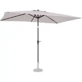 Vonroc Ombrellone Rapallo 200x300cm - Parasole rettangolare Premium | Beige