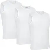 Gripgrab Ultralight Sleeveless Mesh Baselayer 3-Pack Maglia funzionale (S, grigio/bianco)