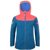TROLLKIDS Girls Bergen Jacket Giacca antipioggia Bambini (104, blu)
