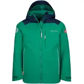 TROLLKIDS Kids Bergen Jacket Giacca antipioggia Bambini (116, turchese)