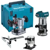 Makita Fresatrice e rifilatore 18V DRT50ZJX2