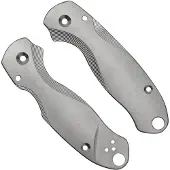 Flytanium Spyderco Para 3 Scales, Lotus Titanium, guancette