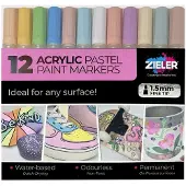 Zieler Pennarello Paint Markers Pastel Fine