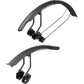Topeak TetraFender R1 & R2 Fender Set Parafango (One Size, nero)