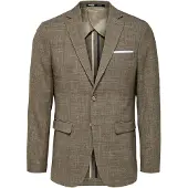 Selected Giacca A Petto Unico Uomini Marrone 48