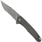 CIVIVI Coltello pieghevole Mini Sandbar Damascus, black micarta
