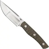 Bestech Heidi Blacksmith #2 Hollow Compound Grind, Satin, Canvas Micarta BFK04C coltello fisso