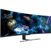 LC-Power Monitor Curvo Gaming Lcm49dfhd144cq 49´´ Fhd Va Qled 144hz