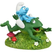 Diverse Figura Smurf With Frog