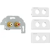 Kindermann 7456000410 2 x RCA grigio